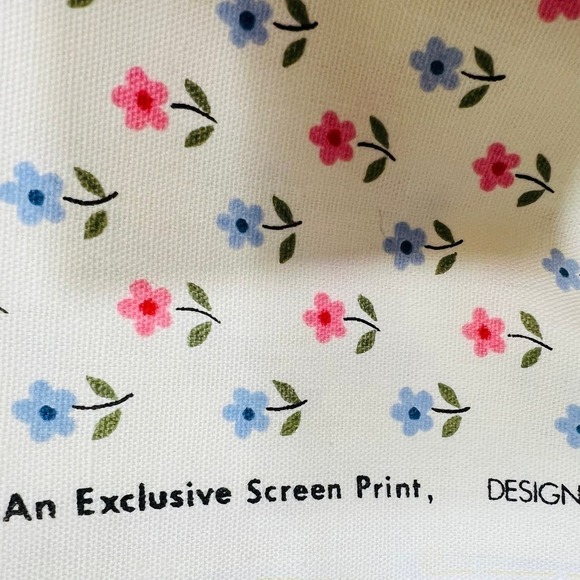 Vintage Yellow Floral Fabric Lennon 3.3 Yards 50x120 - Picture 2 of 3